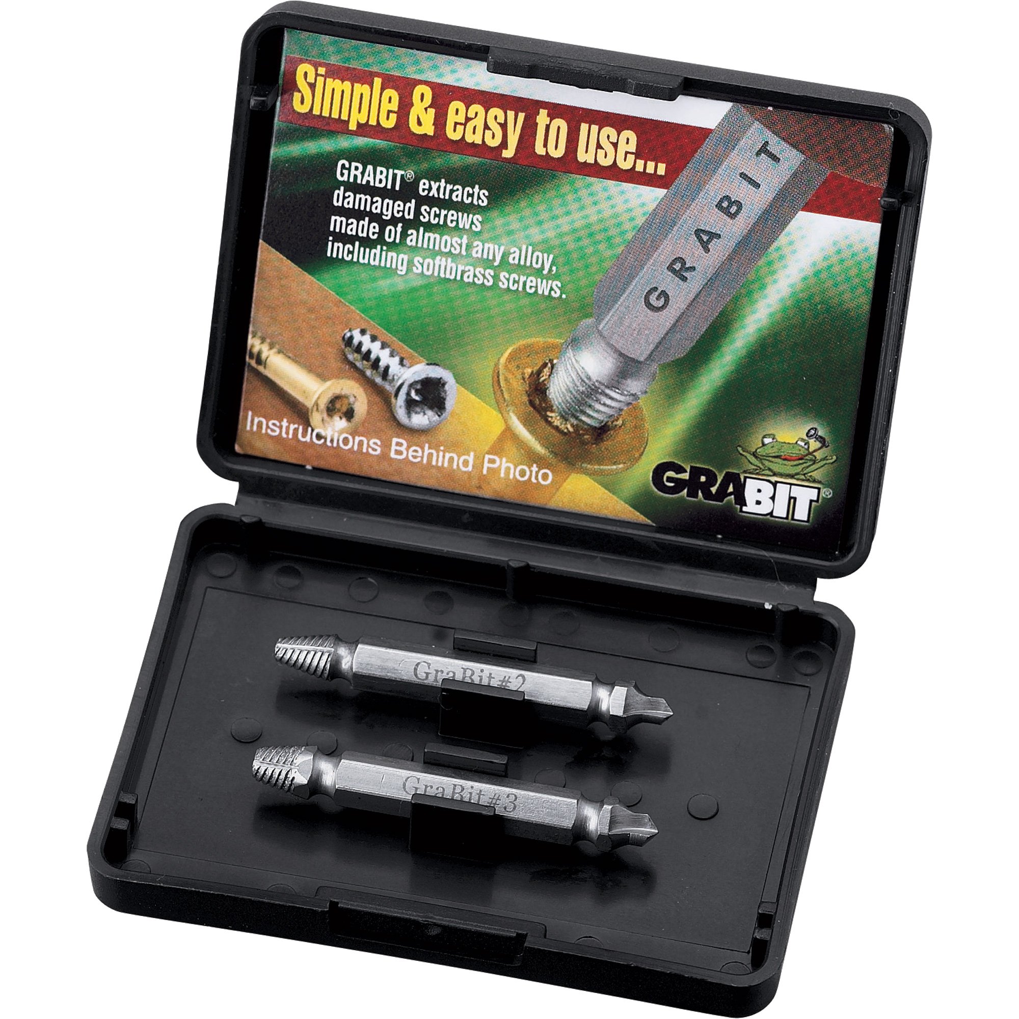 Grab It Damaged Screw Removers — 2-Pc. Set